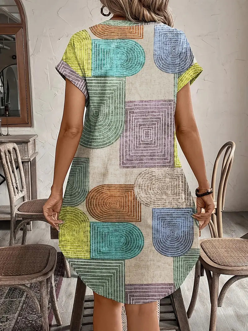 Iris Graphique Robe