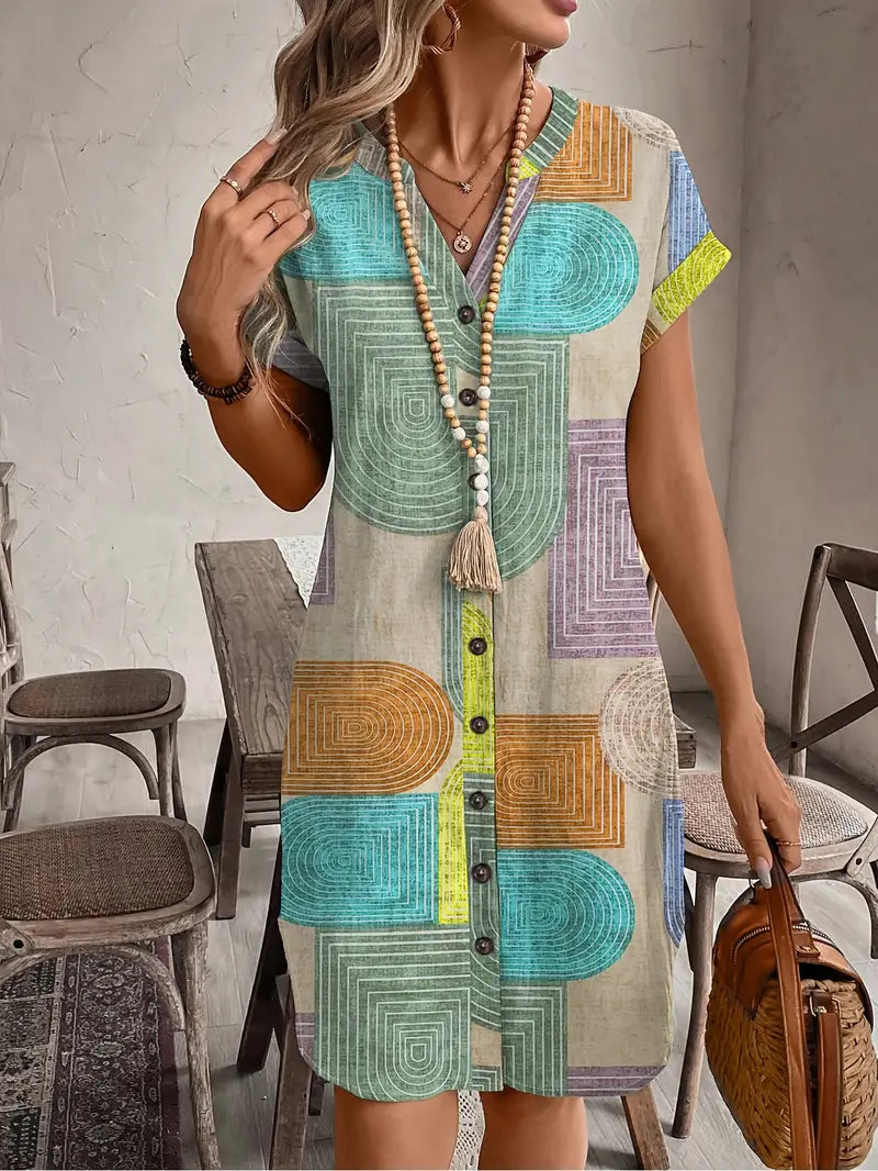 Iris Graphique Robe