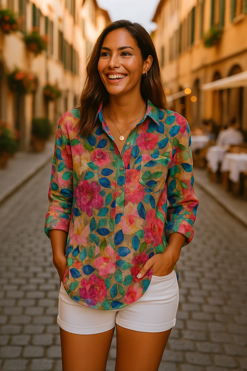 Camélia Libre Blouse