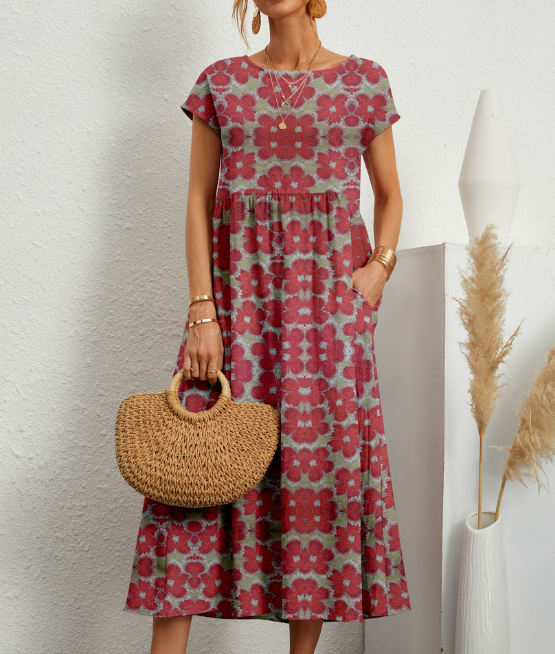 Calyne Floral Robe