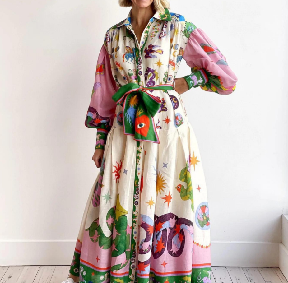 Cerise Élégante Robe