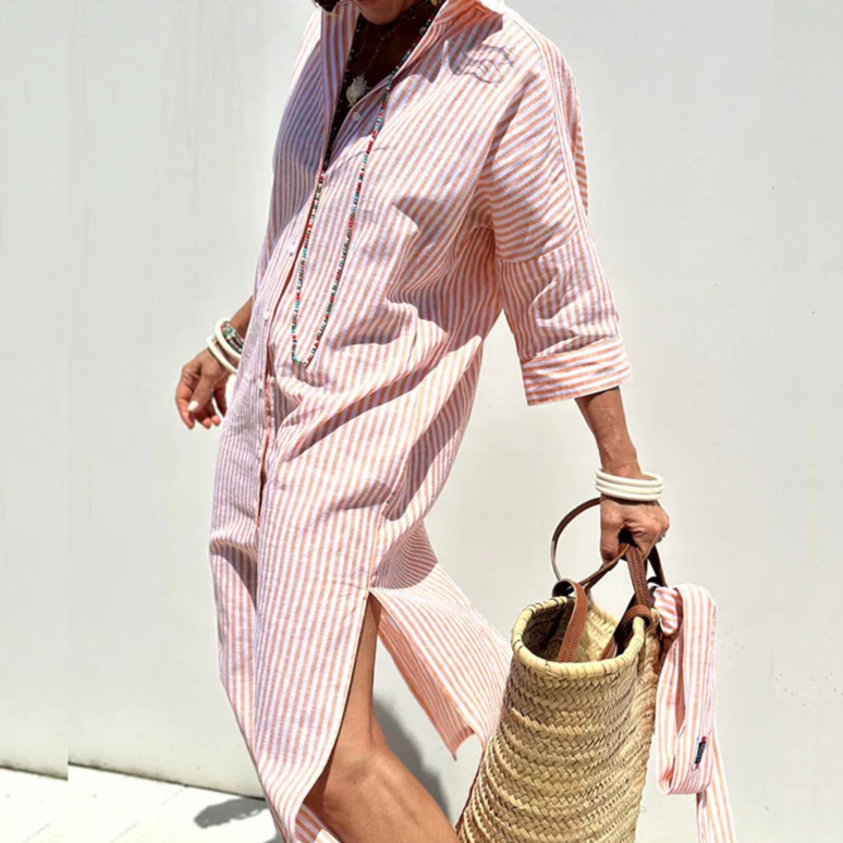Violetta Rayée Robe